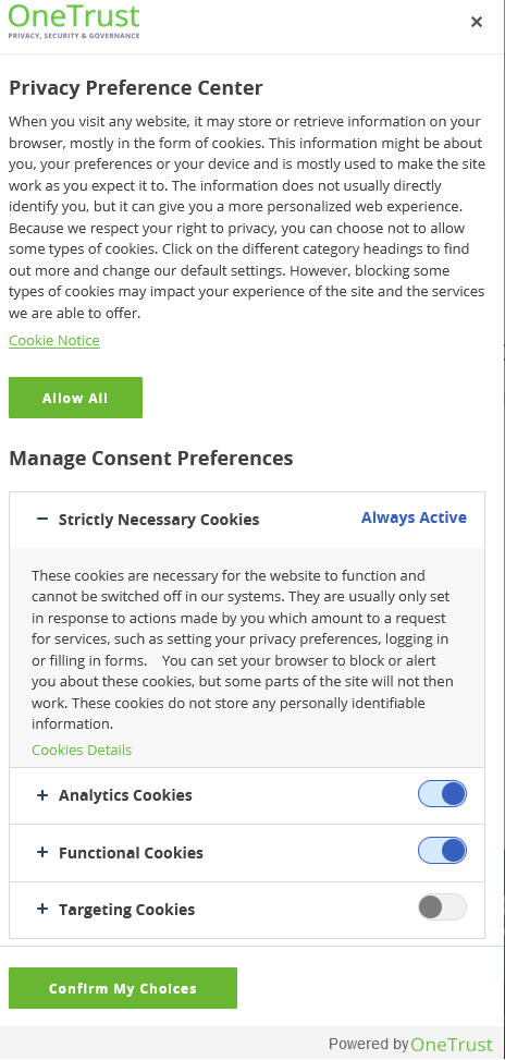"strictly necessary" cookies don't seem very necessary to me, honestly.